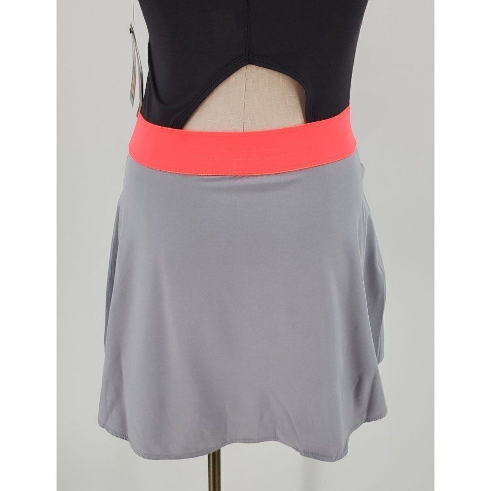 RBX Active Wear Dress Grey Pink Cutout Back Size Small Moisture Wicking - Picture 8 of 13
